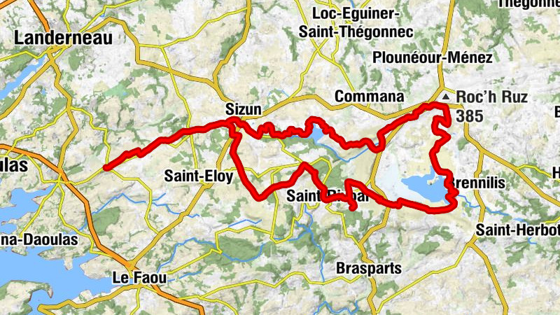 Ty Lannig - Roc'h Trevezel - Montagne Saint-Michel - Chapelle Saint-Michel de Brasparts