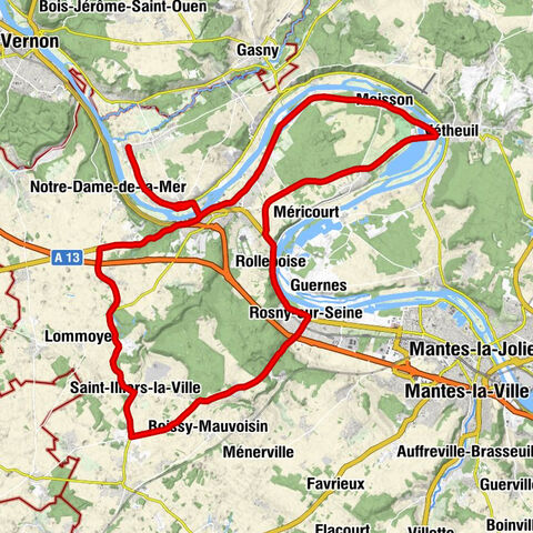 Villez - Église Saint-Hilaire - Église Saint-Léger et Sainte-Barbe - Église Saint-Ouen