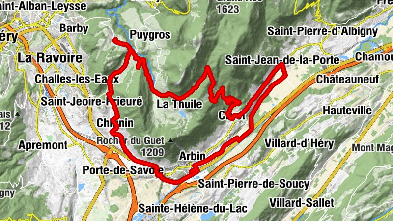 Curienne - Le Boyat - Vernay - Fornet