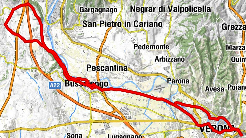 Verona Porta Vescovo - Santa Toscana - Chiesa di Santa Maria Maggiore - Porto San Pancrazio