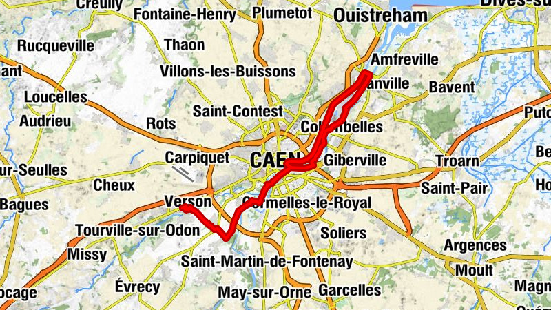 L'Olivade - Église Saint-Germain - Église Saint-Jean-Baptiste - Caen