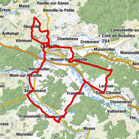 Lunéville - Église Saint-Martin - Haut de Galin - Haut du Mont