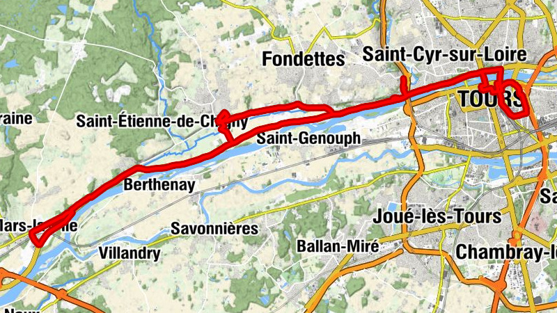 La Gare - Église Sainte-Geneviève - Église Saint-Médard - Église Saint-Julien