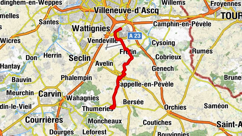 Lesquin - Villeneuve-d'Ascq - Église Saint-Amand - Église Saint-Jean-Baptiste