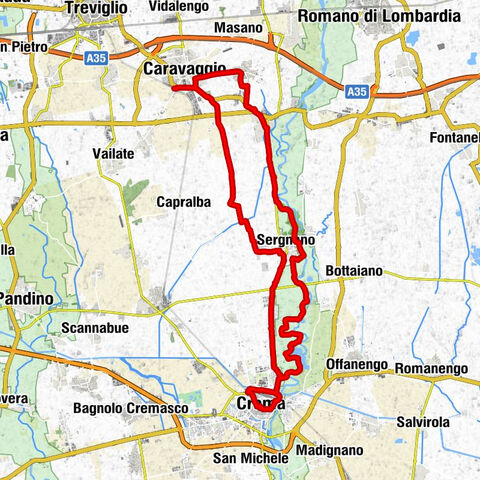 Caravaggio - Chiesa di San Bernardino degli Osservanti - Duomo di Crema - Santuario di Santa Maria del Binengo