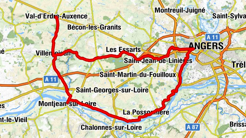 Le Louroux-Béconnais - Église Saint-Aubin - Église Saint-Augustin - Église Saint-Symphorien