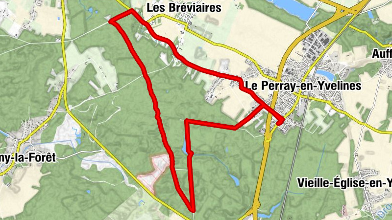 La Forêt d'Emeraude - Carrefour Maintenon - Carrefour du Chêne Henry - Le Matz