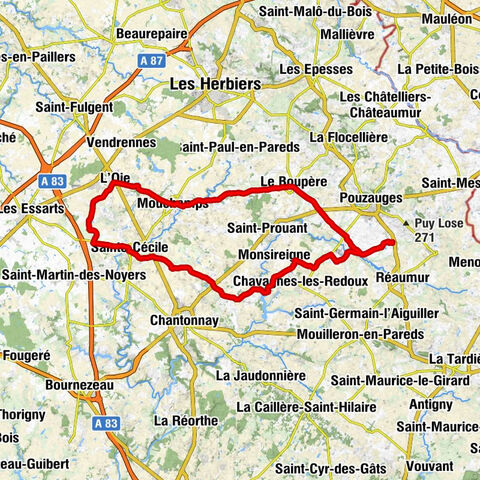 La Bujaudière - Église Saint-Pierre - Église Saint-Joseph - Sainte-Cécile