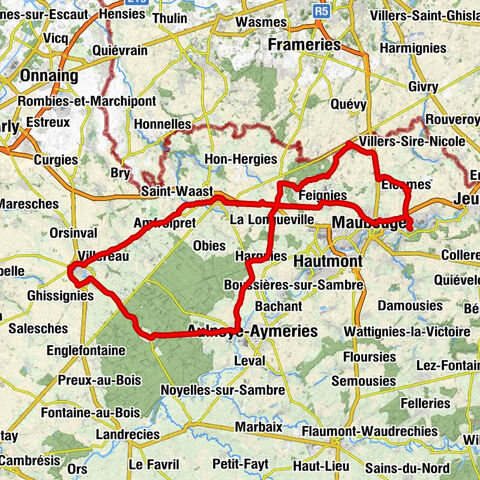 Élesmes - Église Sainte-Aldegonde - Église Saint-Martin - Pont-Allant