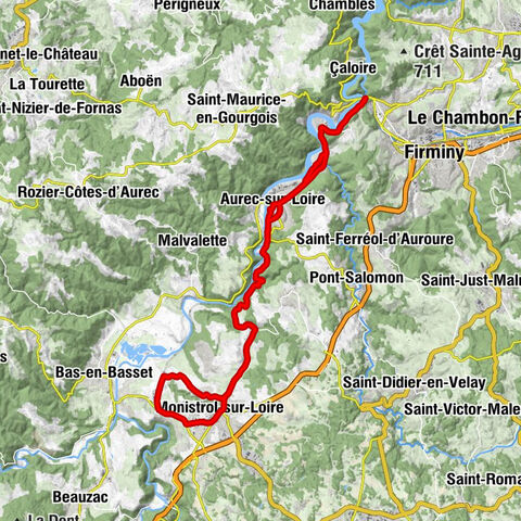 Bas-Monistrol - Le Pinet - Monistrol-sur-Loire - Malfrayt