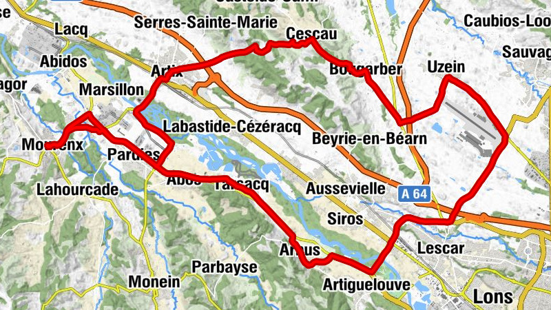 Mourenx - Restaurant Inter Entreprise - Église Saint-Pierre - Église Saint-Mathieu