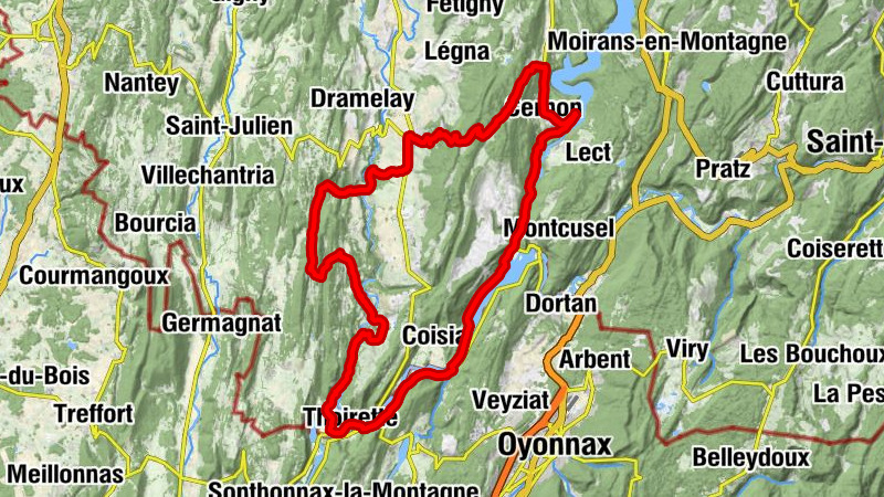 Menouille - Chapelle Saint-Oyen - Chapelle Saint-Barthélemy - Cernon