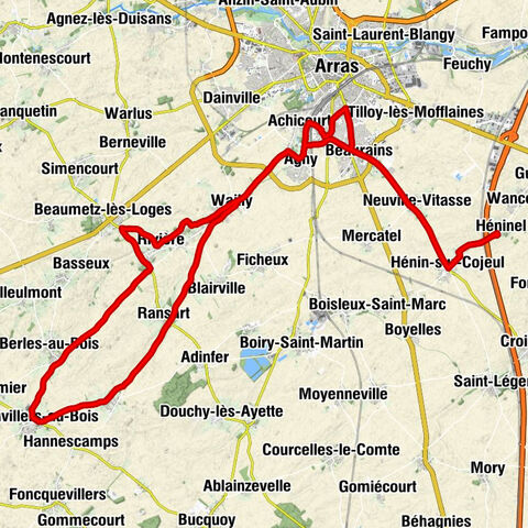 Héninel - Église Saint-Jacques - Église Saint-Vaast - Église Saint-Pierre