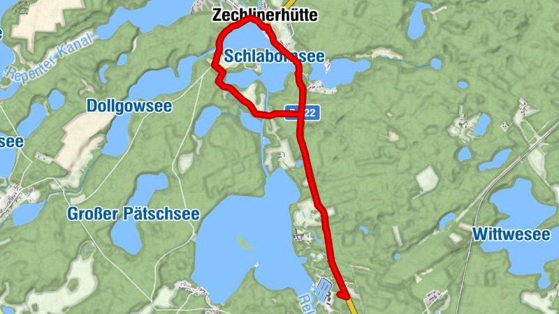 Zechlinerhütte - Restaurant Hüttensee - Gartenlokal Seeblick