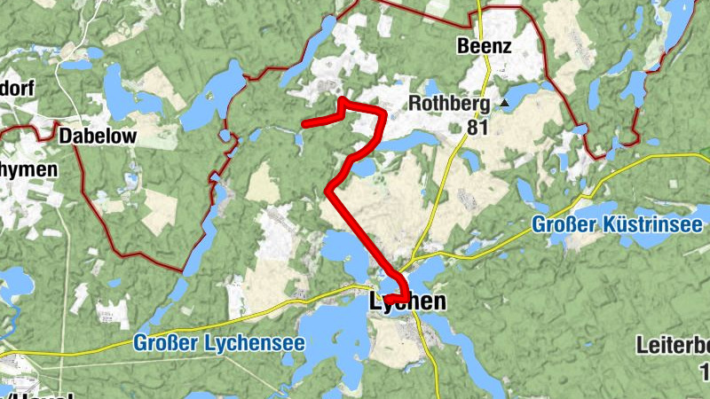 Rutenberg - Dorfkirche Rutenberg - Lychen