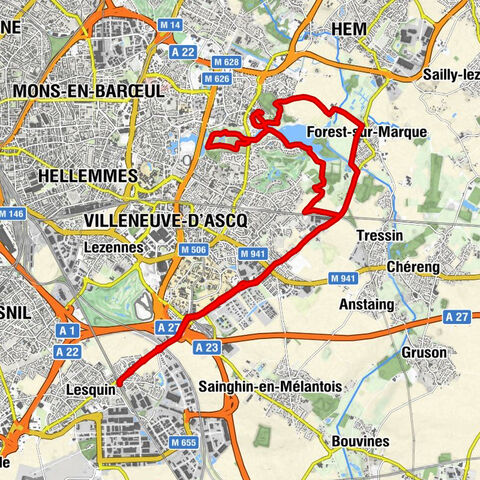 Lesquin - Villeneuve-d'Ascq - Forest-sur-Marque - Quartier des Arts