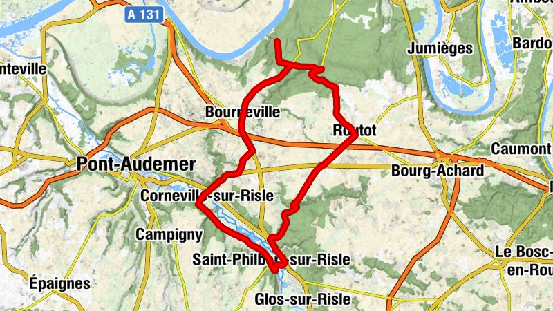 Bourneville - La Tourelle Gourmande - Église Saint-Ouen - Routot