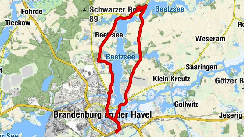 Brandenburg Hauptbahnhof - St. Petri - Hasselberg - St. Katharinen