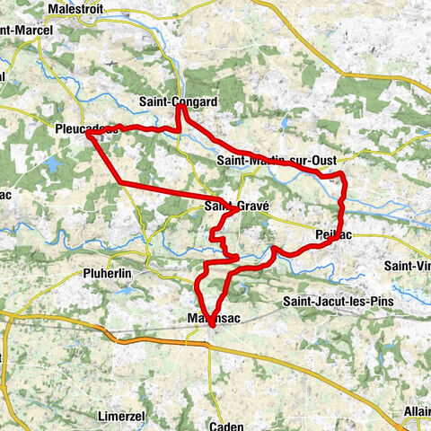 Malansac - Église de la Nativité-de-la-Vierge - Église Saint-Pierre - Église Saint-Denis