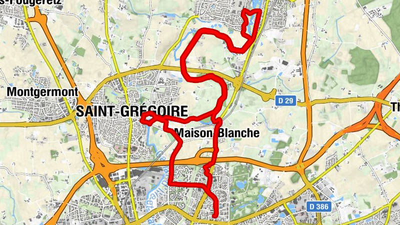 Rennes - Betton - Les Gayeulles - Maurepas