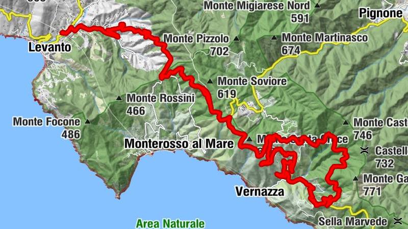 Levanto - Santuario di Nostra Signora della Guardia - Sella Schisarola - Madonna San Bernardino