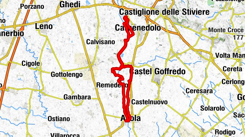 Asola - Monte San Giorgio - Carpenedolo