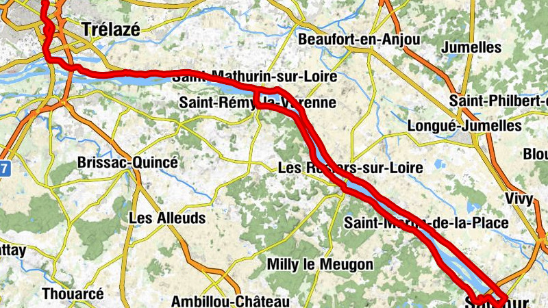 Angers - Église Saint-Rémy - Église Saint-Genulf - Église Saint-Aubin