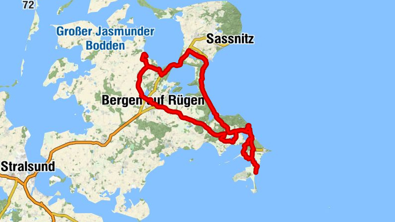 Moisselbritz - Holzkapelle Ralswiek - Schafberg - Evangelische Kirche Baabe