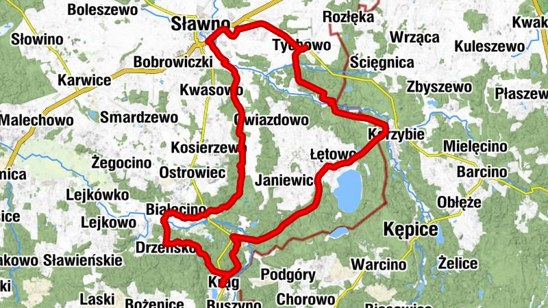 Kościół pw. Matki Bożej Królowej Polski - Tychowo - Kościół pw. Zwiastowania Najświętszej Maryi Panny - Sławno