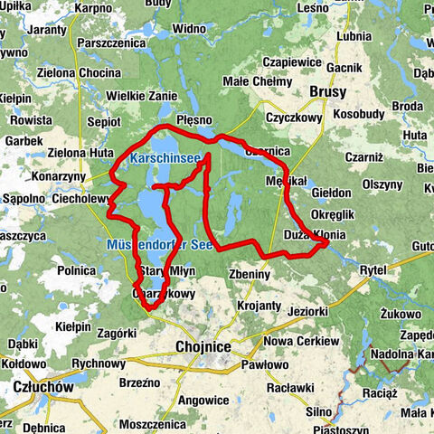 Małe Swornegacie - Bachorze - Funka - Kościół pw. Świętej Barbary