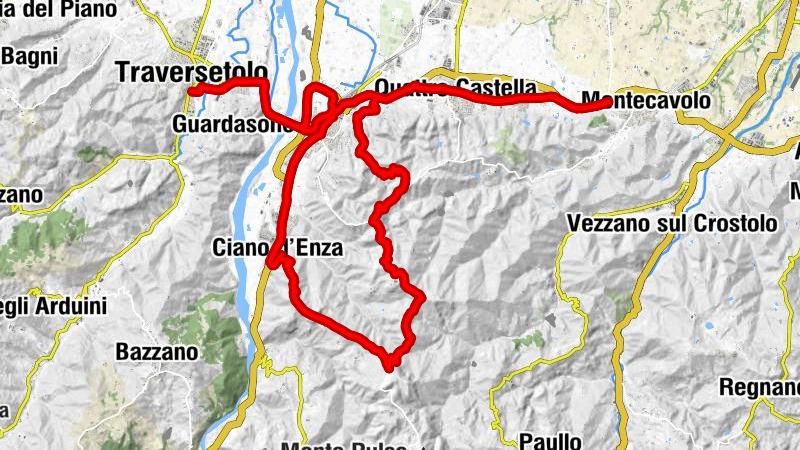 Traversetolo - Mamma Rosa - Monte Fontana - Monte Rivaronca