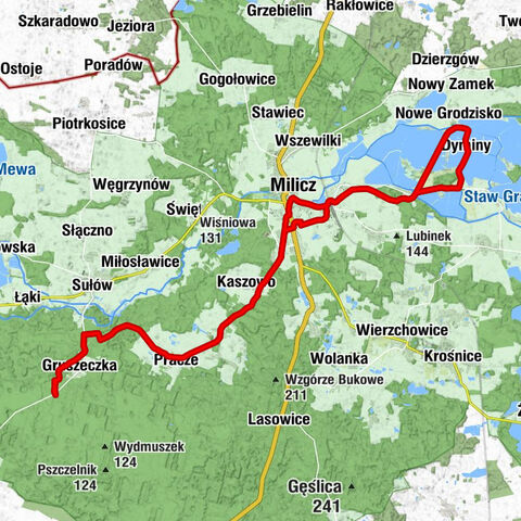 Gruszeczka - Bar Strzelec - Pracze - Milicz