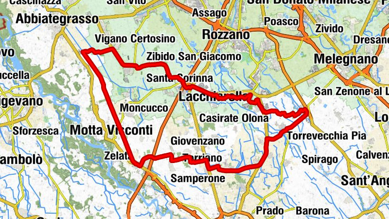 Landriano - Chiesa della Natività della Beata Vegine Maria e San Siro Vescovo - Trattoria Pontelungo - Chiesa parrocchiale di Sant'Apollinare