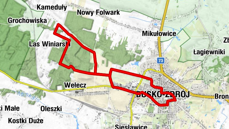Osiedle Orła Białego - Busko-Zdrój - Osiedle Kazimierza Pułaskiego - Kwiatkowa Góra