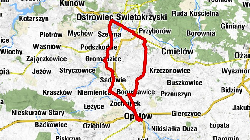 Kozi Rynek - Restauracja Żmigród - Kościół pw. Wniebowzięcia Najświętszej Maryi Panny - Kościół pw. Świętej Teresy od Dzieciątka Jezus