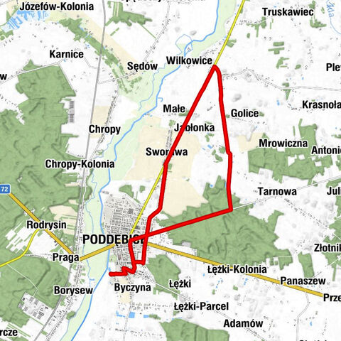 Byczyna - Osiedle 500-lecia - Poddębice - Pierogarnia Złote Jabłko