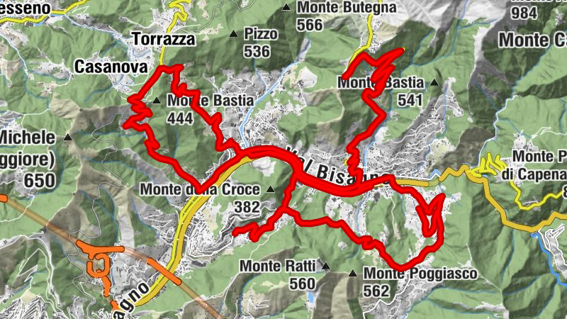 Fontanegli - Chiesa dei Santi Rocco e Sebastiano - Cappellina della Guardia - Crociera di Pino