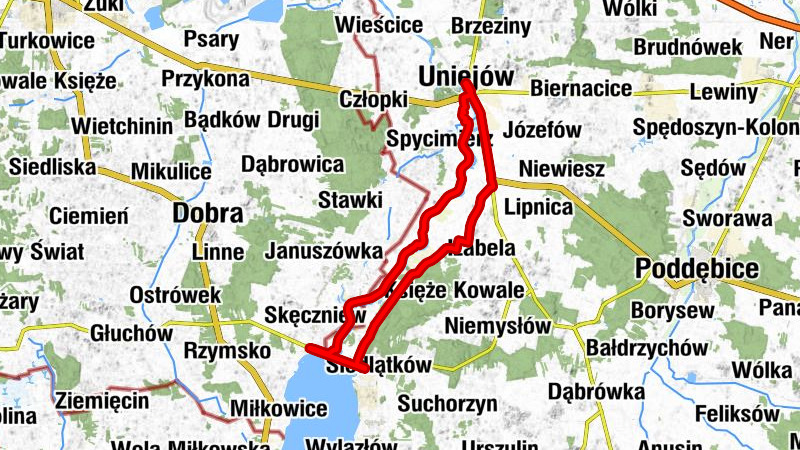 powiat poddębicki - Paulina - Uniejów