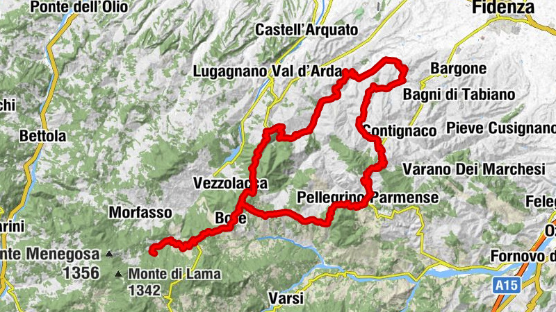 Rusteghini - Monte Cornale - Monte Ralli - Monte Castellaro