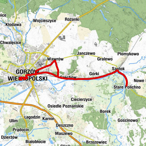 Gorzów Wielkopolski - Kościół pw. św. Antoniego Padewskiego i św. Stanisława Kostki - Kościół pw. Podwyższenia Krzyża Świętego - Kościół pw. św. Antoniego