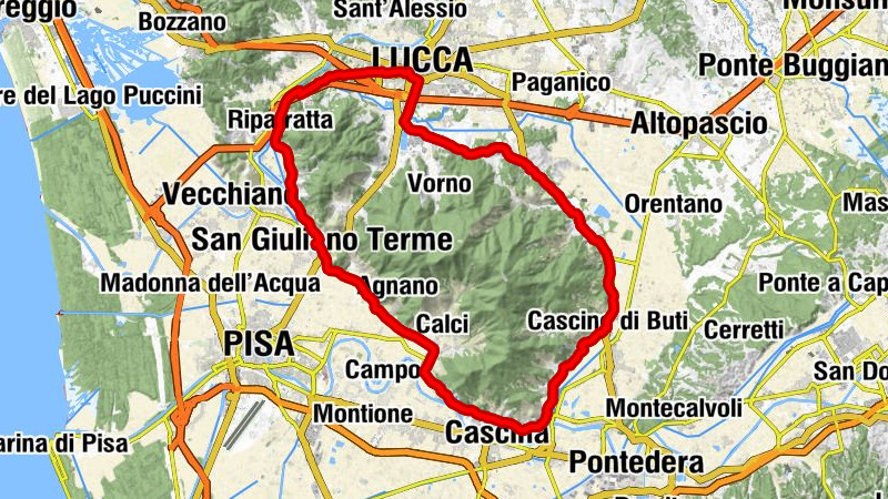 San Giuliano Terme - Chiesetta di San Pietro e Paolo - Pieve di San Marco - Pieve di Santa Maria e San Giovanni Battista