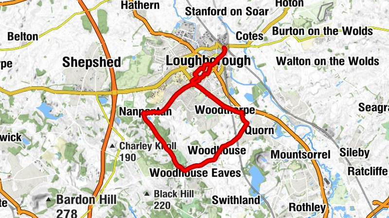 Loughborough - Baxter Gate Baptist Church - King's Church Loughborough - Loughborough United Reformed Church