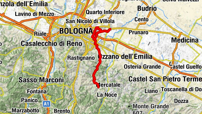 Villanova di Castenaso - Bologna - San Lazzaro di Savena - San Salvatore