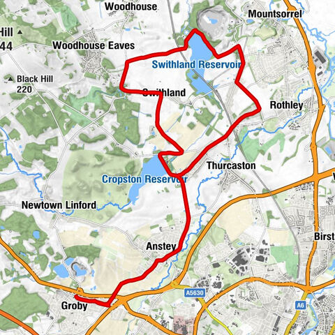 Groby - Anstey United Reformed Church - St Mary's Church - Vojon