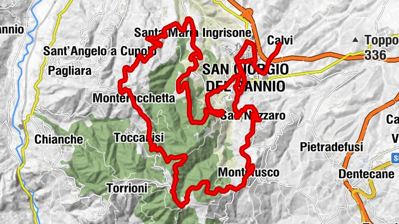 Calvi - Chiesa di Santa Maria di Costantinopoli - Maccherone - Collina dell'Angelo