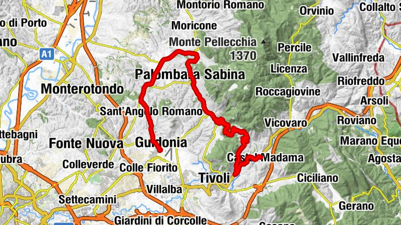 Guidonia-Montecelio-Sant'Angelo - Guidonia - Palombara Sabina - La Madonnella