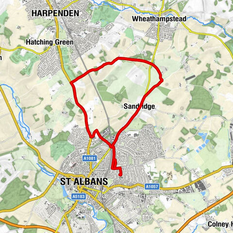 London - Harpenden - Luton - St Albans