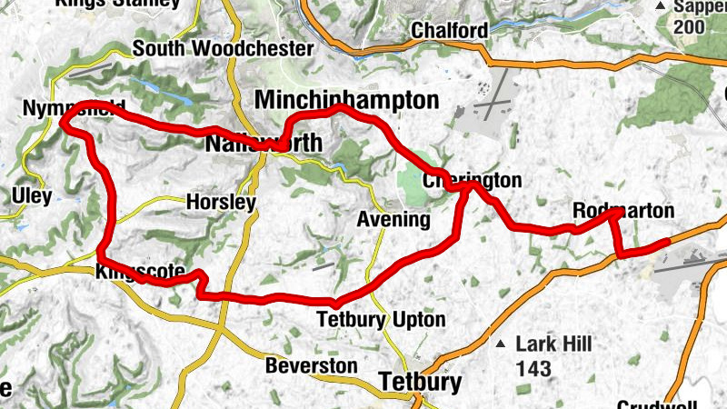 Rodmarton - Saint Nicholas - Parish Church of St John the Baptist, Kingscote - St Joseph's Catholic Church