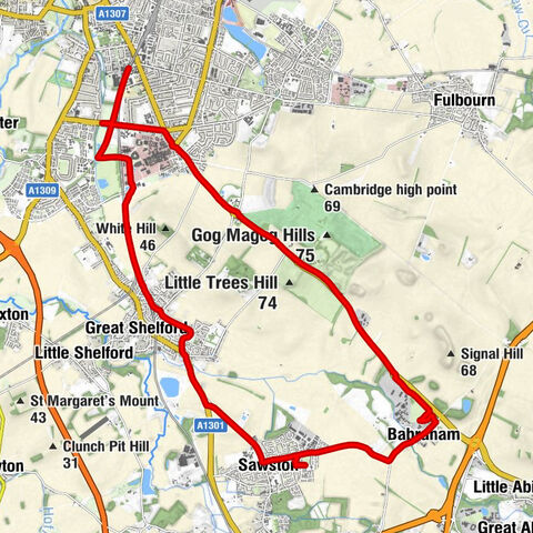 Sawston - Cambridge - St Andrew - Huckeridge Hill