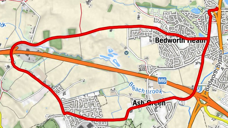 Nuneaton and Bedworth - Bedworth Heath - Keresley Newlands - Ash Green
